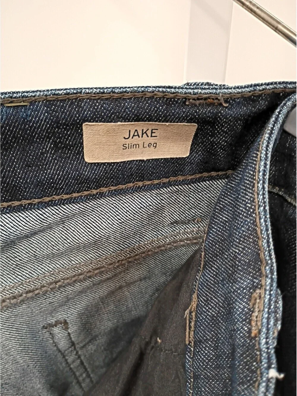 Mavi Jeans Mens 38x30 Blue Denim Gray Jake Slim Leg Casual Preppy City Pants